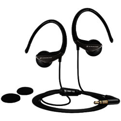 Sennheiser OMX185 Around-Ear Headphones, Black